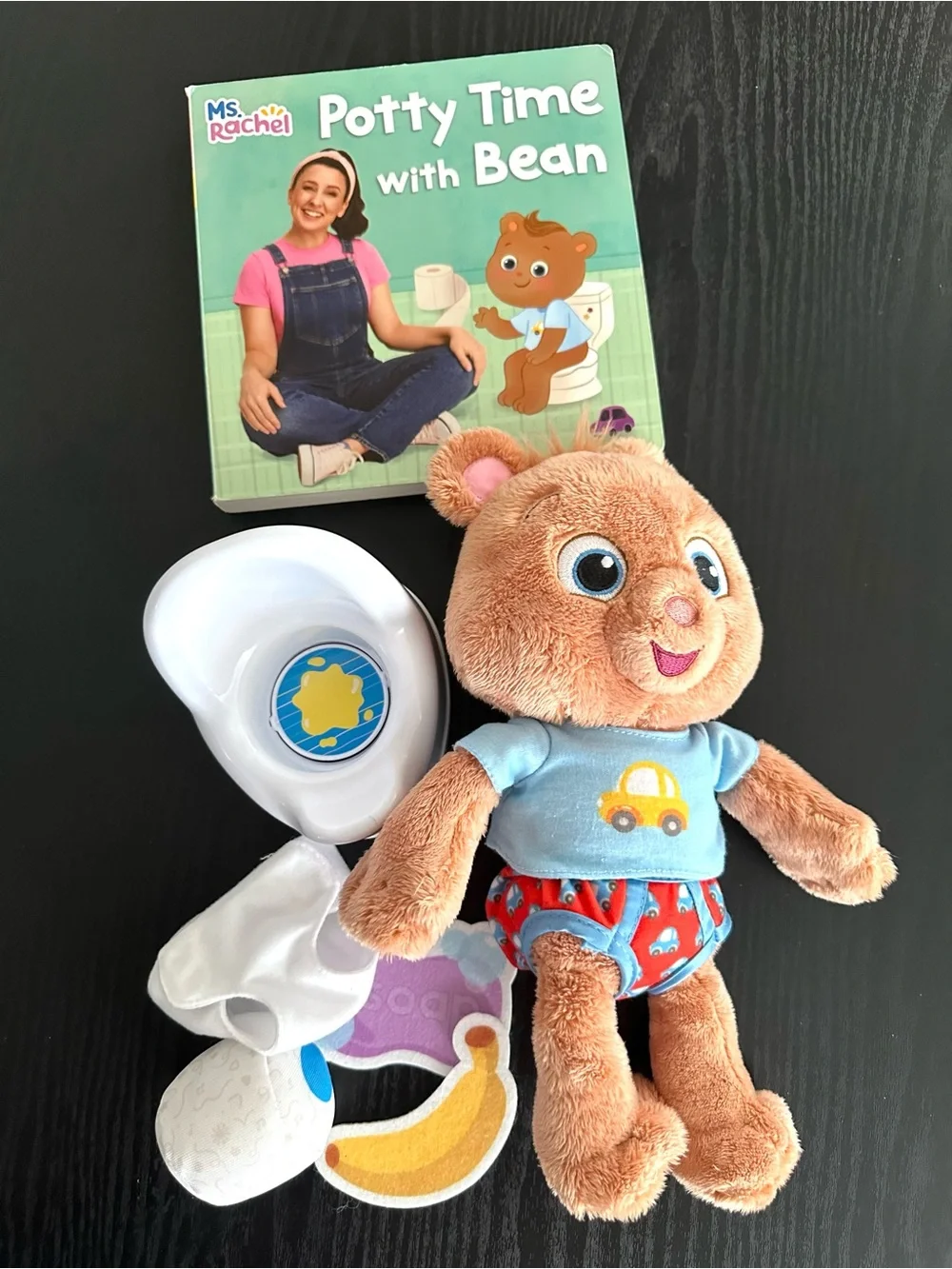 Ms. Rachel Potty Training Set with Bean Set- Book, Bean Stuffie, Potty etc 📖🧸🚽